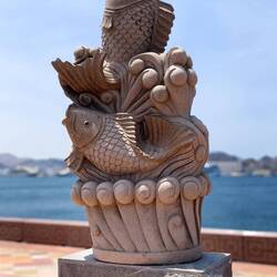 Statue on the Corniche — Muscat, Oman.