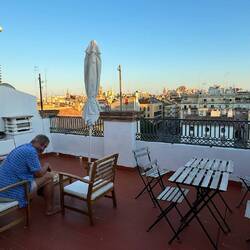 The terrace of our apartment.