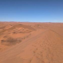 Ausblick vom "Gipfel". Nennt man das so bei einer Düne?