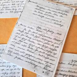 Nach dem Urlaub fand sich die Kopie vom Rundbrief ab 1938