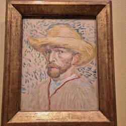 Van Gogh with Strawhat