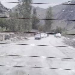 Aussicht von meinem Platz im Kofferraum