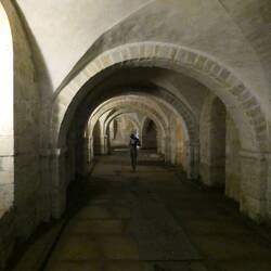 Die Krypta aus dem 11. Jahrhundert