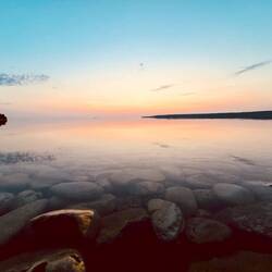 Sonnenuntergang und total ruhiges Wasser 😍