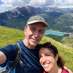 We hiked up a stunning viewpoint