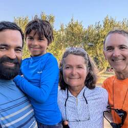 Leaving M&M at their camp