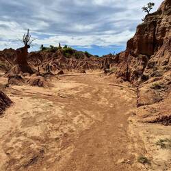 Trotz Wolken ist es super heiß