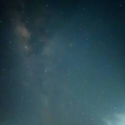 Der Sternenhimmel von unserer Dachterasse