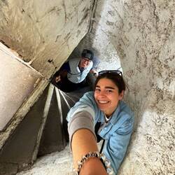 These stairs are the real deal, definitely a leave the castle once a day only type of deal.