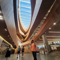 Inside the Calgary Central Library