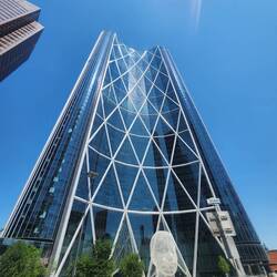 “Wonderland” sculpture in front of Encana’s new Bow building in Calgary.