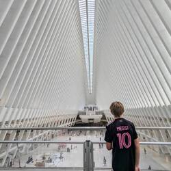 Stumbled into the Oculus. What a weird subway station/mall.
