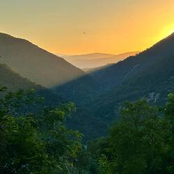 One last sunrise walk! I'll miss this view.