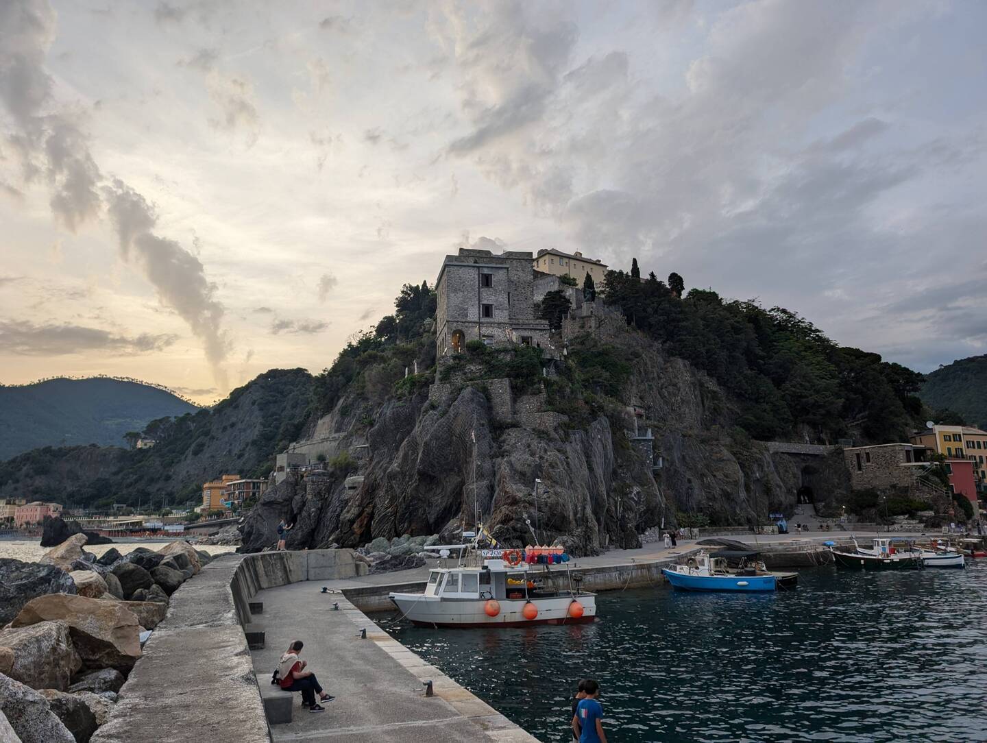 Monterosso in the evening light