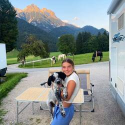 Schlafplatz für die Nacht gefunden 😍🐴🙏🏽