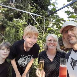 Abschieds-'Party' im kleinsten Kreis