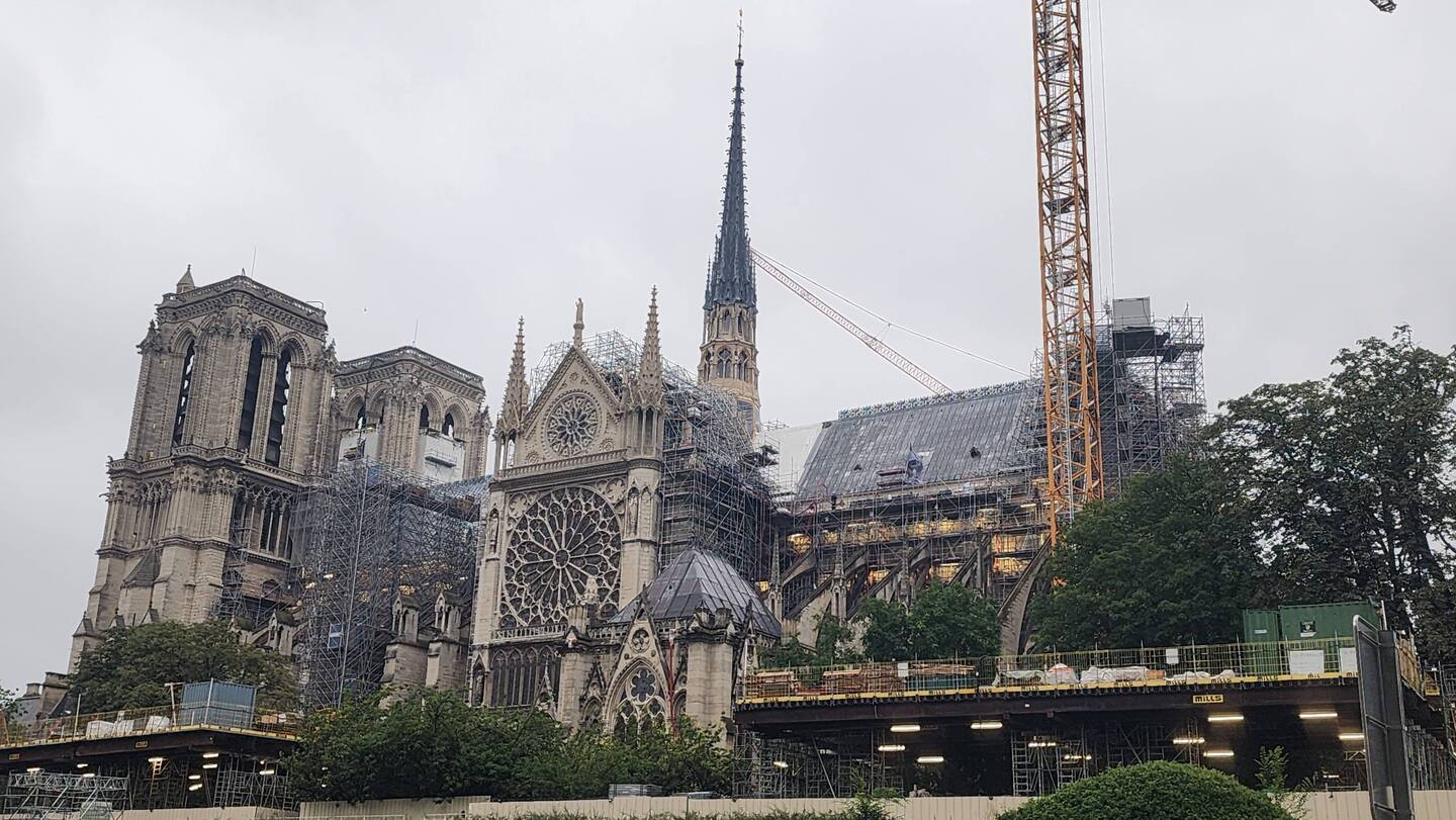 Work continues on Notre Dame