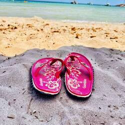 Das Leben ist besser in Flipflops