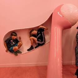 Climbing kids will burrow in for scoops.
