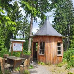 Eine besondere Schutzhütte.