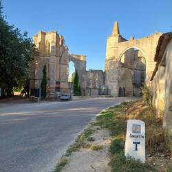 Die Ruine des Kloster San Antón.