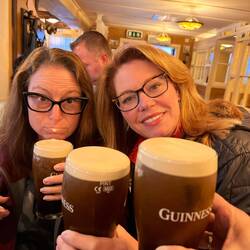 Shalyn realizing they clean the pint glasses one at a time!