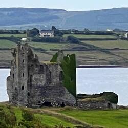 Ruins of Ballycarbery Castle from the Fort