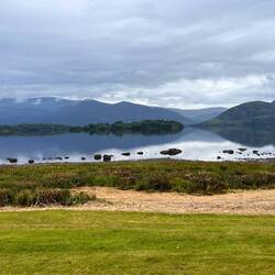 View from the Killarney Golf and Fishing Club - Early morning mist