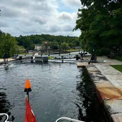Jones Falls lock. Much more impressive in person