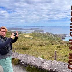 Look who I caught in her natural habitat at the Com an Chiste on the tip of the Ring of Kerry!