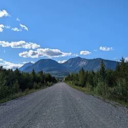 Auf dem Weg zum Wasserfall (Tumbler Ridge)