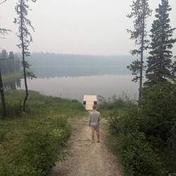 See bei einem Schlafplatz