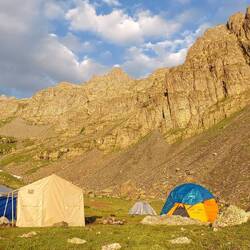Das sonst übliche Basislager zur Kaçkar Besteigung