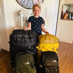 Unser Gepäck für die nächsten 9 Monate
