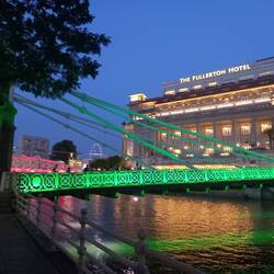 Night time in Singapore