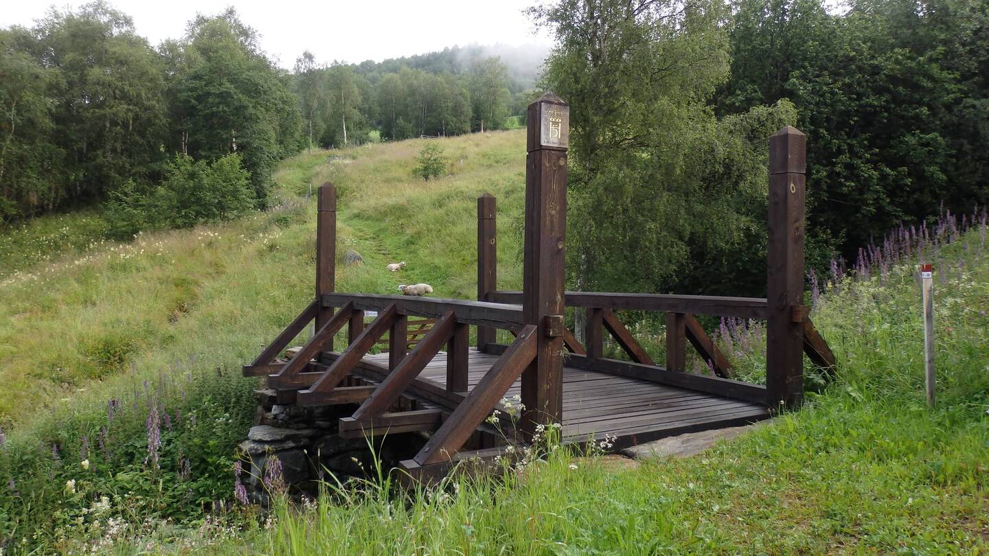 Re-creation of the mandated 18th C bridges on the Kongsvolen