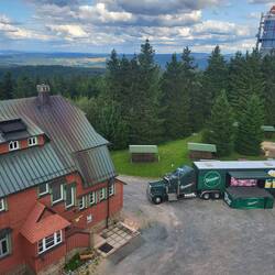 Noch ein Blick vom Turm und dann ist Feierabend.