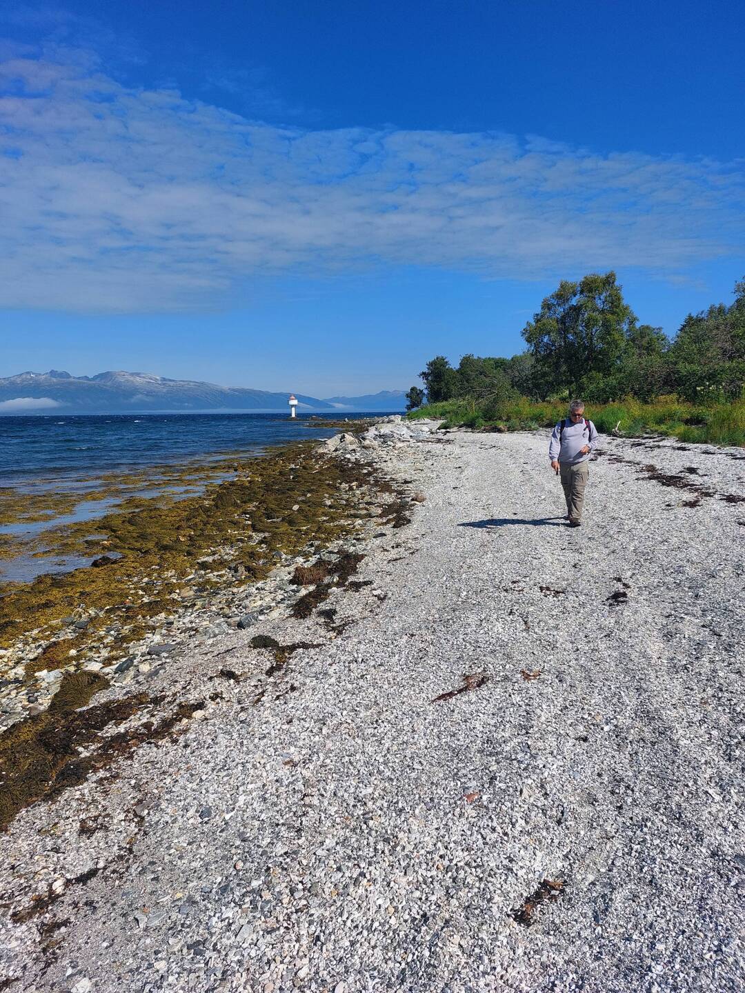 Struinen over de noordkust van Tromso eiland