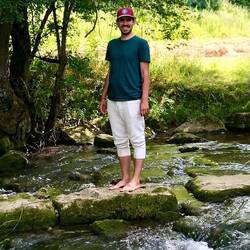 Kleine Abkühlung in der Tauber