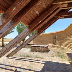Kurze Rast an einem schattigen Plätzchen.