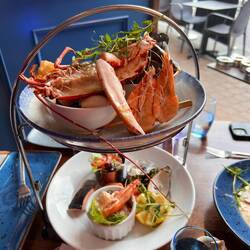 Dinner - Seafood Tower - YUMMY!