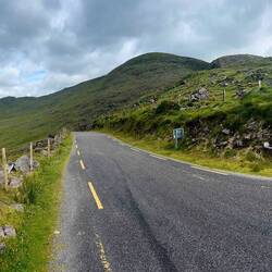 Top of the pass - middle of the Ring of Kerry.