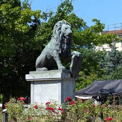 Der Löwe ist das Wahrzeichen von Bulgarien
