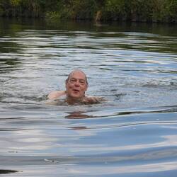 Phew, a swim cooled us off.
