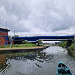 No need to swing this bridge open for little old Rainboat