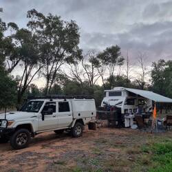 Our camp at Carinya Farm Stay, Lightening Ridge