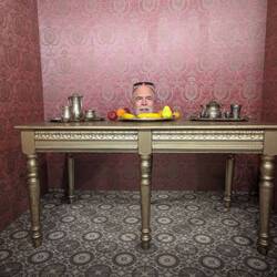 I always said I'd have his head on a platter one of these days
