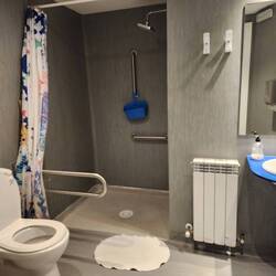 Bathroom at the albergue Citadel