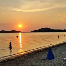 unser heutiger Sonnenuntergang😘