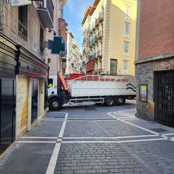 A really tight corner